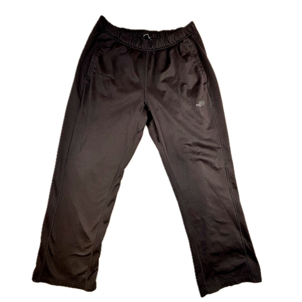 The North Face Mens Black Fleece Lined Track Pants Large A6S9 T132 Activewear
